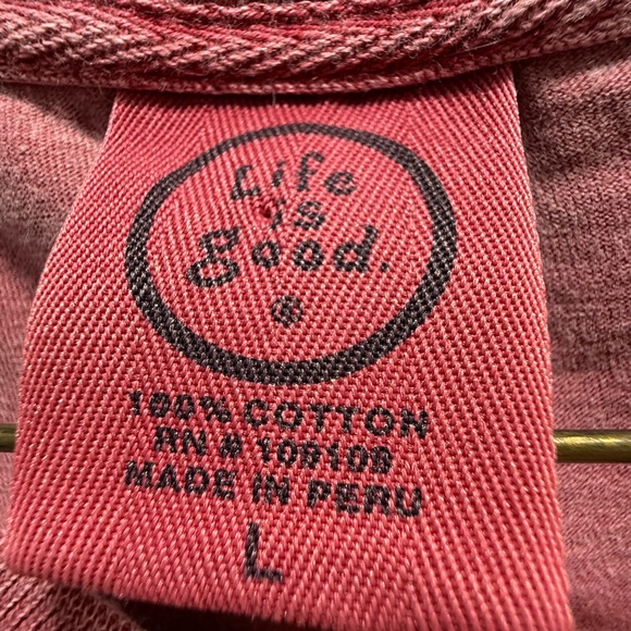 Life Is Good Tees - Red and Orange - for men or women - Picture 4 of 8